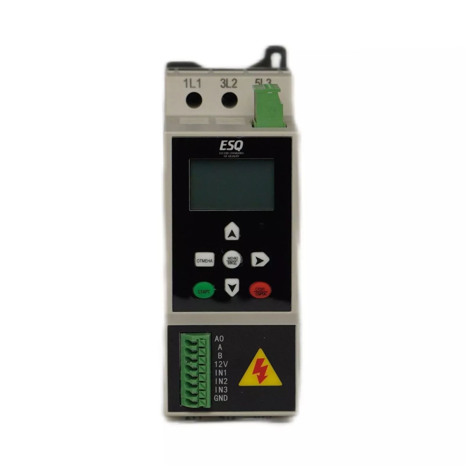 Устройство плавного пуска ESQ-GS9mini-2d2 (5А, 380В, 2.2кВт, встроенный шунтирующий контактор)