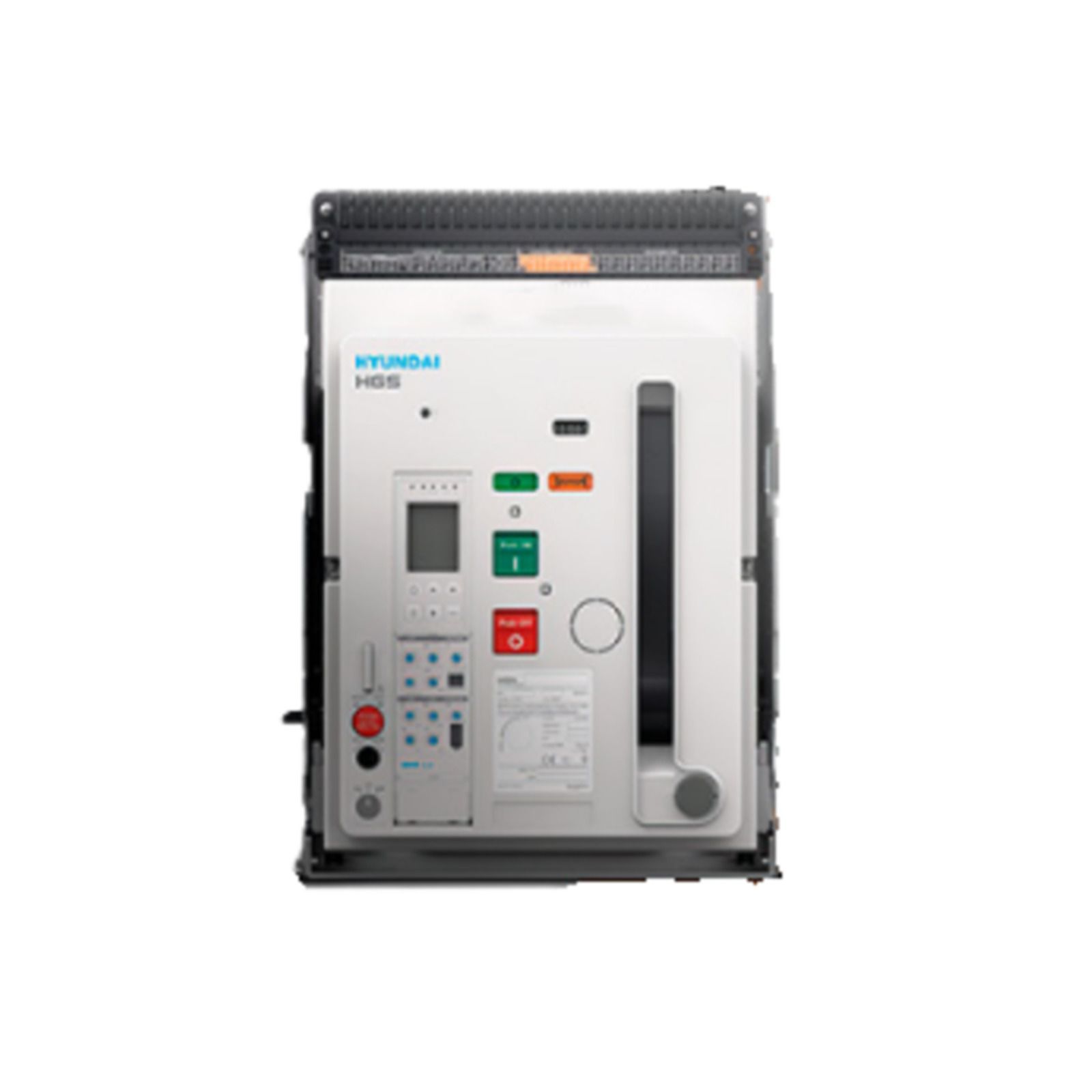 Цифровое реле защиты двигателя HGMPA60ZSTF220 ток 0.5-60А туннельный тип, Modbus, дисплей выносной, 220В