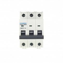 Автоматический выключатель HGD63-M 3PMBS0000C B 3P 3А 6kA (STANDARD)