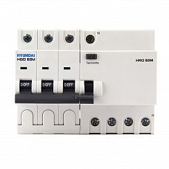 Дифавтомат HRO63M 3NG5C0000C G 3P+N 40A 6кА 100мА