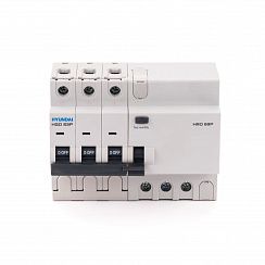 Дифавтомат HRO63P 3PG4C0000C G 3P 25A 10кА 30мА