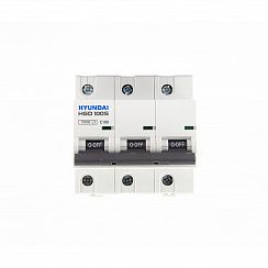 Автоматический выключатель HGD100S 3PMCS0000C C 3P 100А 10kA (STANDARD)