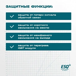 Частотный преобразователь ESQ-230-4T-0.7K 0.75кВт, 380В