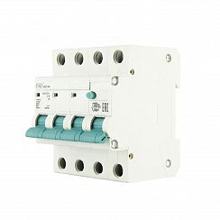 Дифавтомат ESQ АВДТ-34N M 3P+N 6А 30мА 6кА