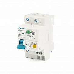 Дифавтомат ESQ АВДТ63S-6 С 1P+N 30G 6А 30мА 6кА