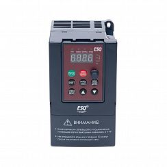 Частотный преобразователь ESQ-A200-2S0015 1.5кВт 200-260В (для однофазного двигателя)