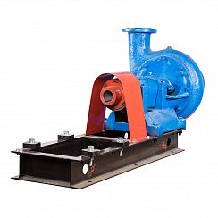 Насос 6Ш8 под 90 кВт без электродвигателя на раме