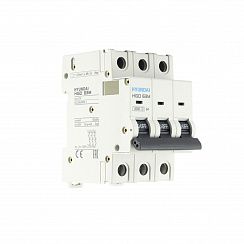 Автоматический выключатель HGD63-M 3PMBS0000C B 3P 4А 6kA (STANDARD)