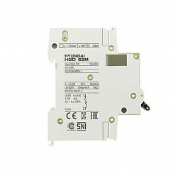 Автоматический выключатель HGD63-M 1PMDS0000C D 1P 6А 6kA (STANDARD)